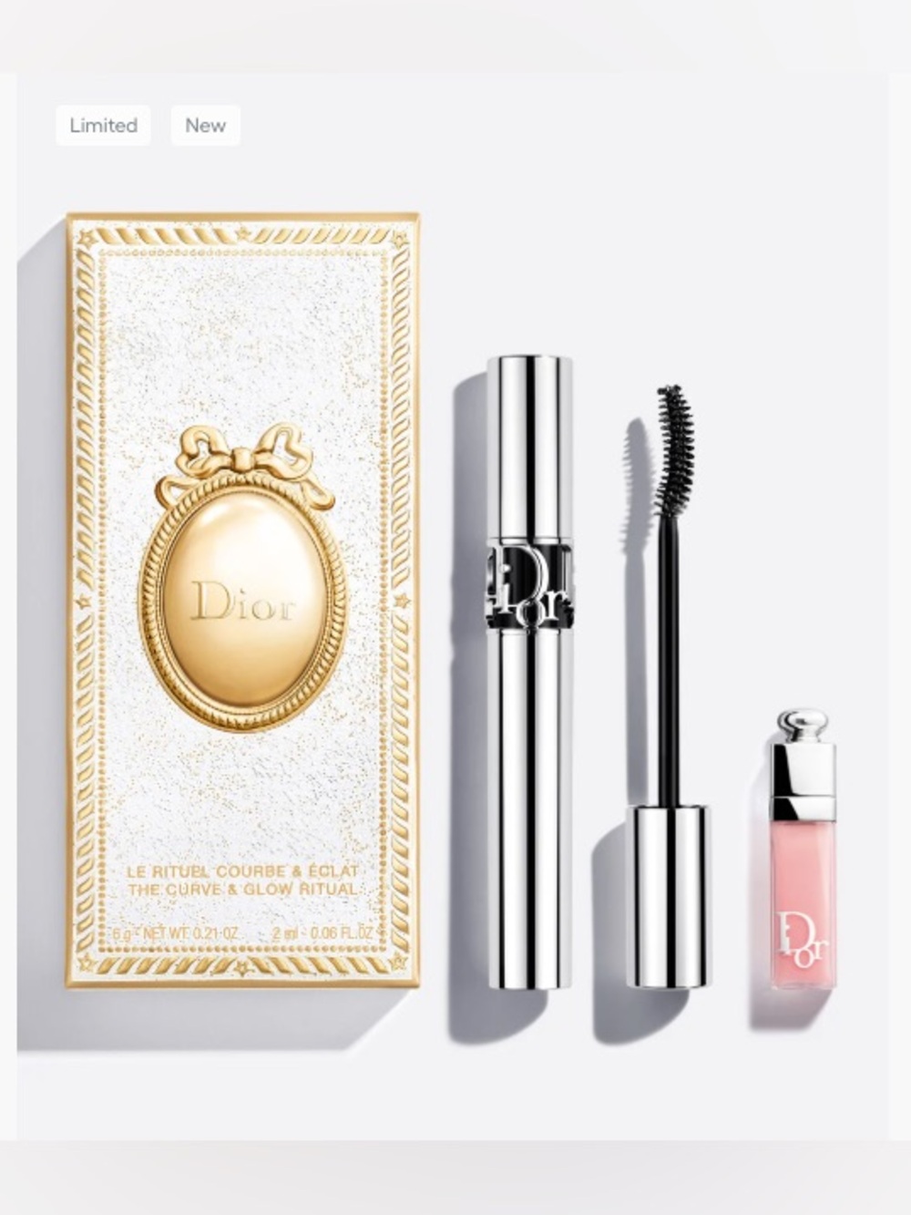Dior Holiday 2026 Edition Curl and volume mascara and plumping mini-gloss 001
